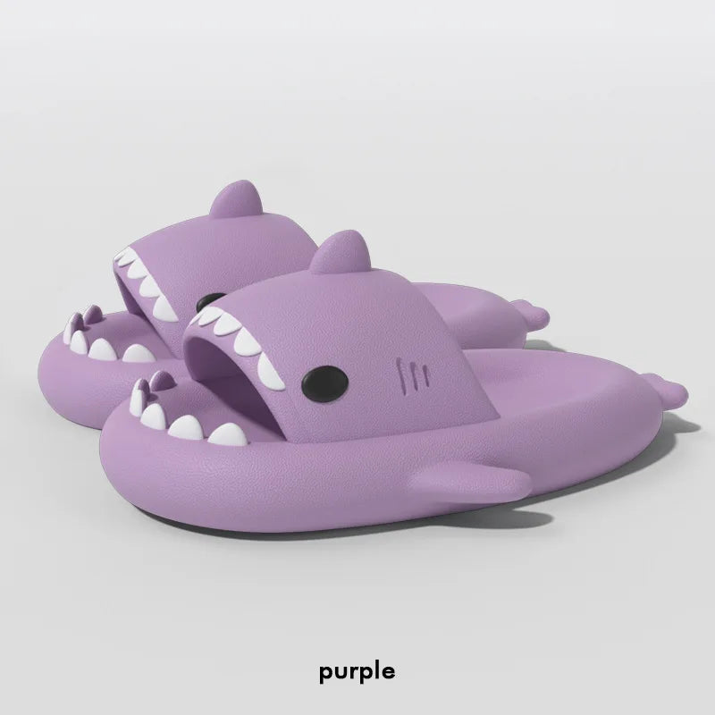 New style shark slippers summer eva non-slip flip flops