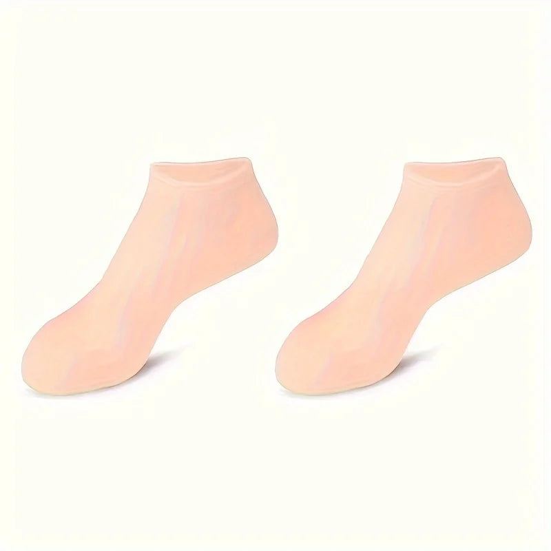 1 Pair Silicone Gel Moisturizing Foot Socks for Dry