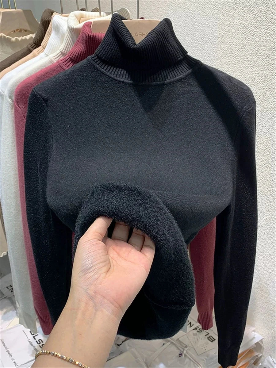 Winter turtleneck sweater