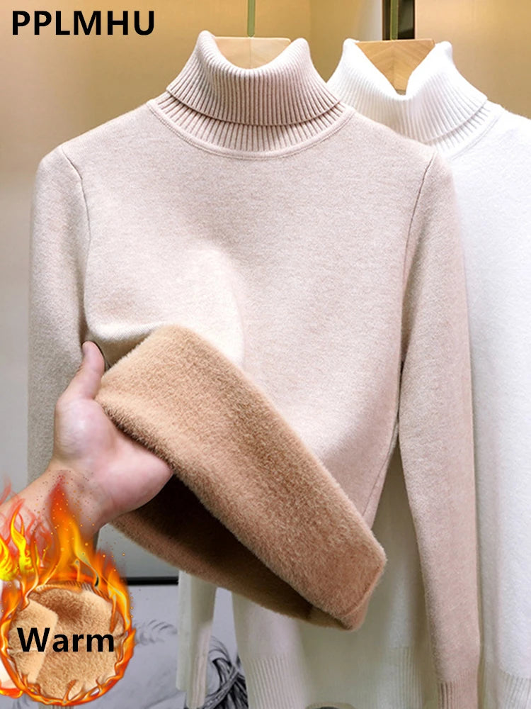 Winter turtleneck sweater