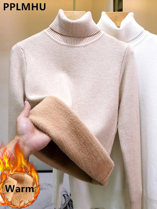 Winter turtleneck sweater