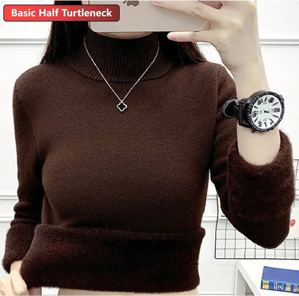 Winter turtleneck sweater