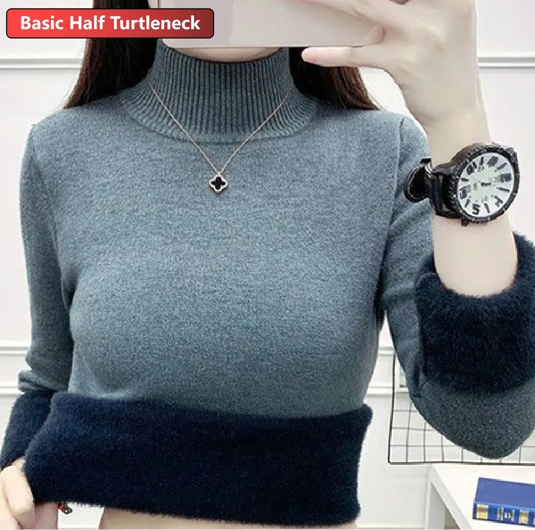 Winter turtleneck sweater