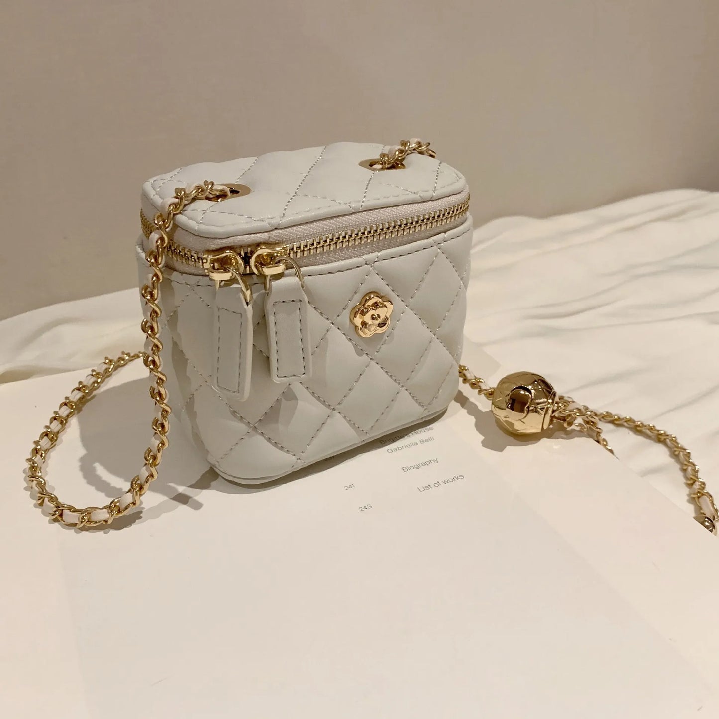 Winter mini crossbody bag