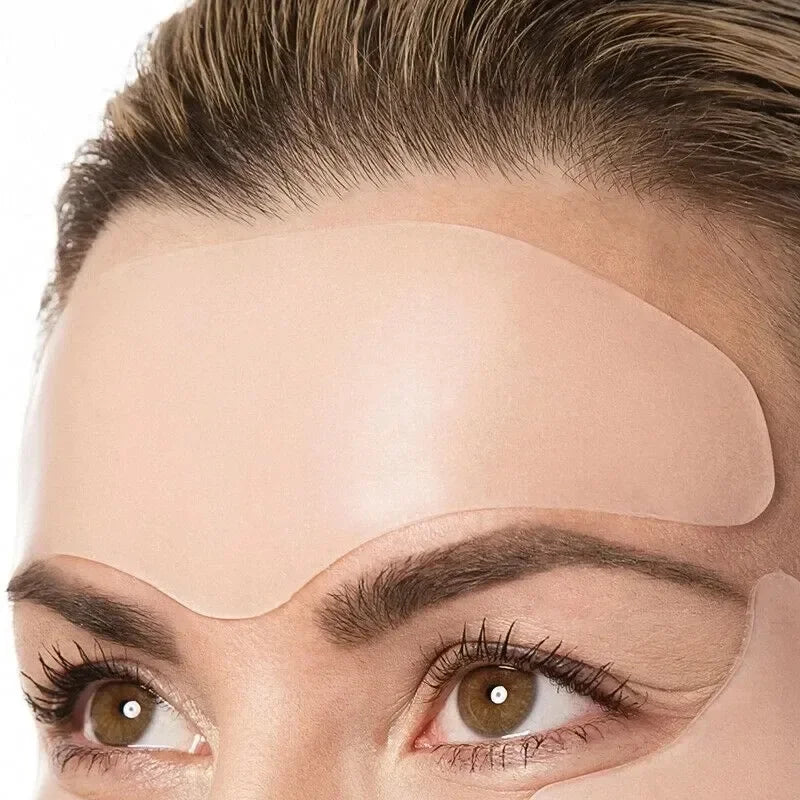 Anti Wrinkle Forehead Patch Silicone Reusable Silicone Patch Soft Comfortable Easy Facial Eye Anti