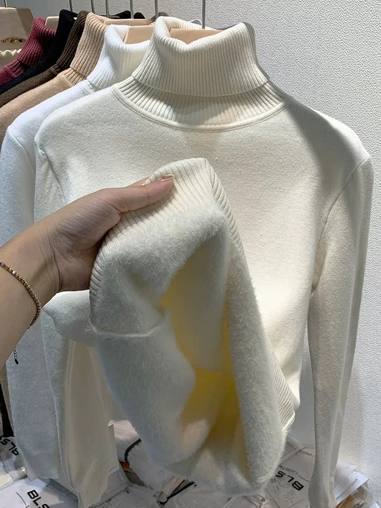 Winter turtleneck sweater