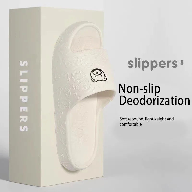 Eva summer, non-slip indoor rubber slippers soft sole graffiti