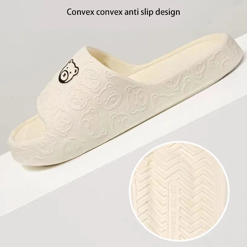 Eva summer, non-slip indoor rubber slippers soft sole graffiti