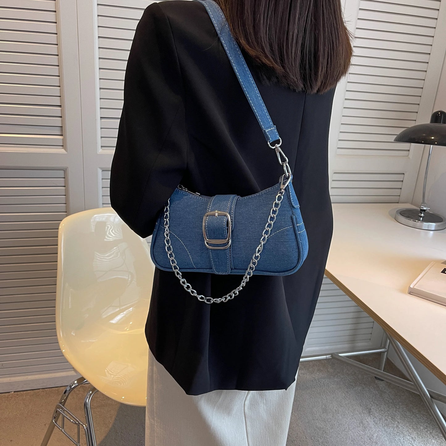 Small design jeans bag new shoulder bag