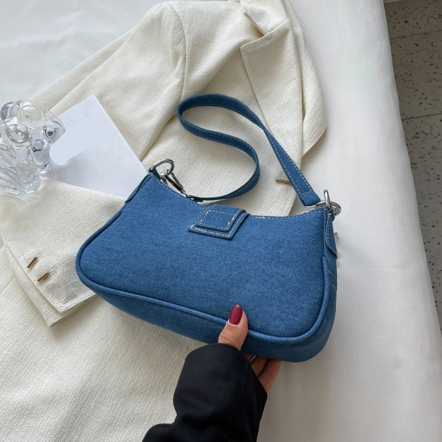 Small design jeans bag new shoulder bag