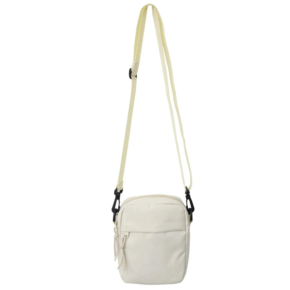 Unisex minimalist functional chest bag, small casual bag with zipper