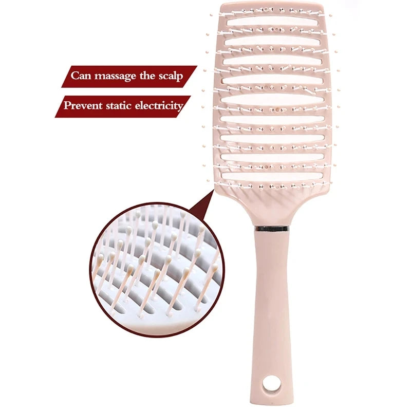 Hairbrush Air Cushion Comb Fluffy Anti-Hair Loss Massage Hair Brush For All Hair Types For Long Thick Thin Curly Natural Hair