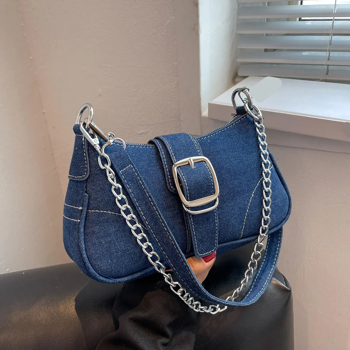 Small design jeans bag new shoulder bag