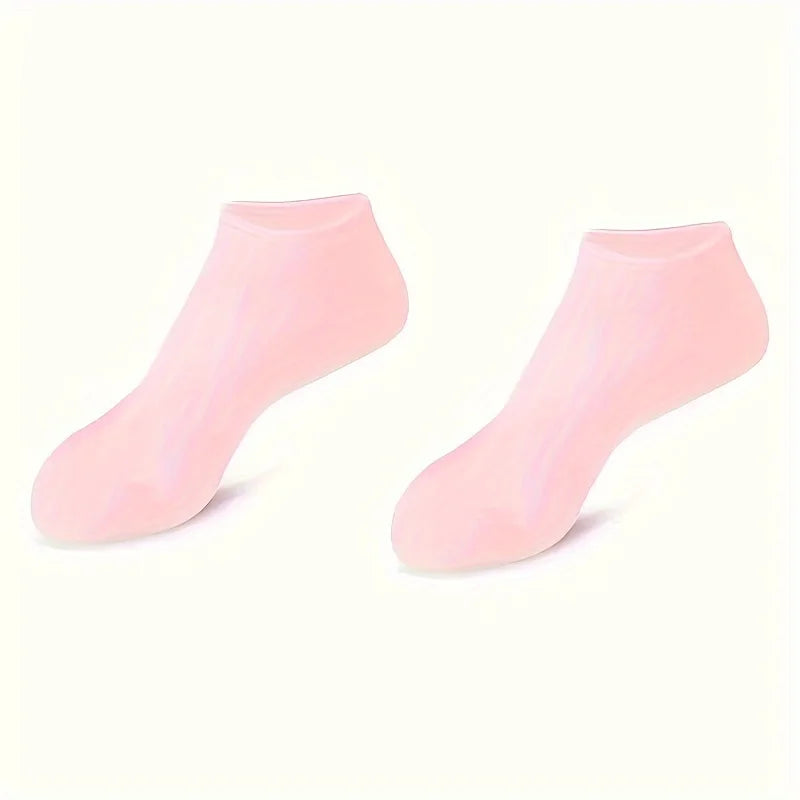 1 Pair Silicone Gel Moisturizing Foot Socks for Dry