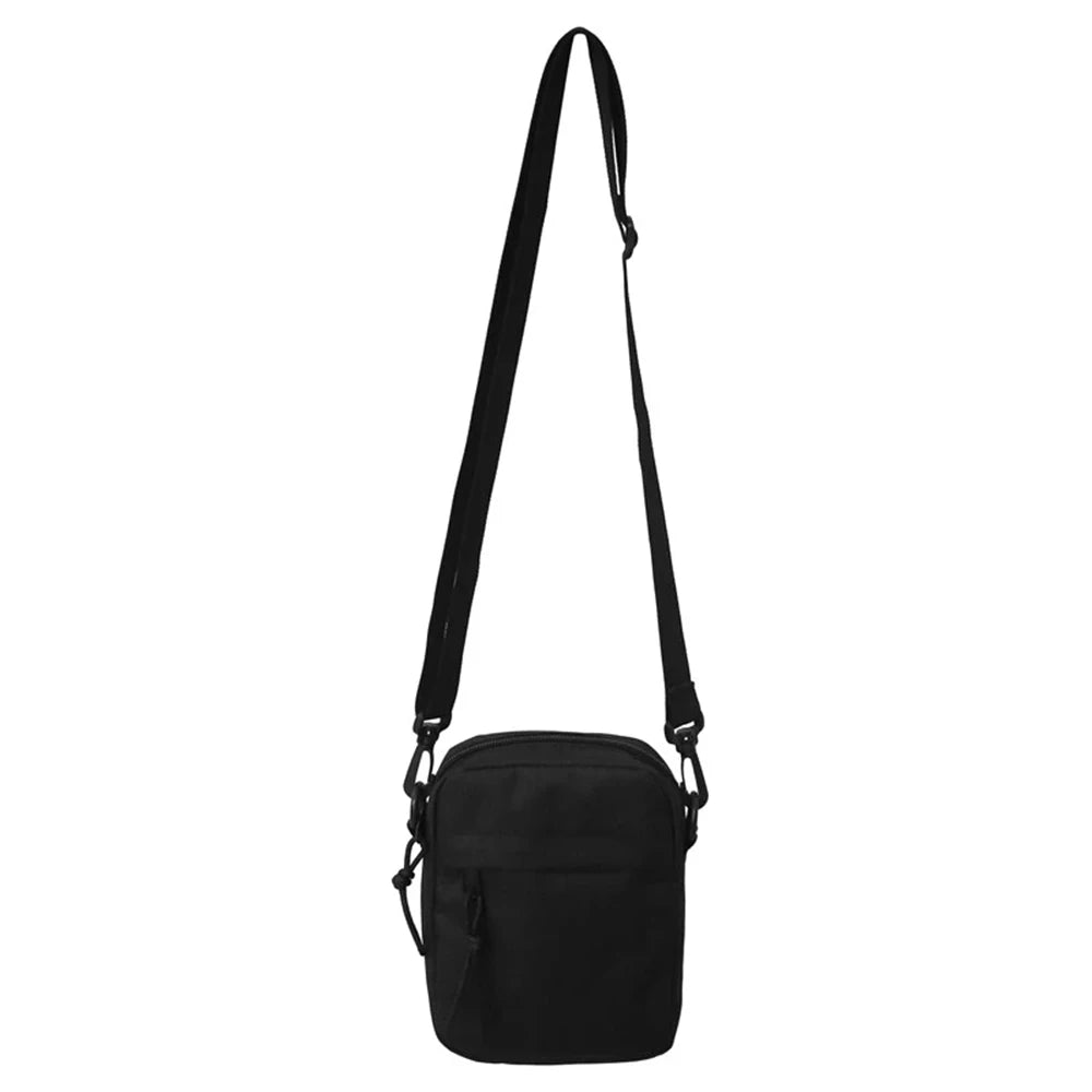 Unisex minimalist functional chest bag, small casual bag with zipper