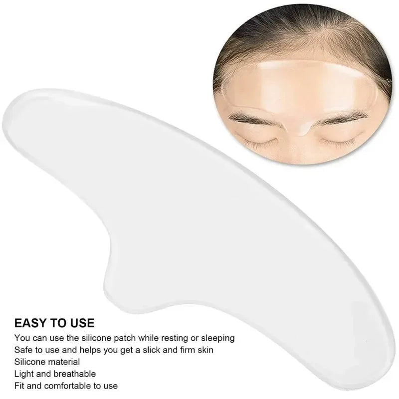 Anti Wrinkle Forehead Patch Silicone Reusable Silicone Patch Soft Comfortable Easy Facial Eye Anti