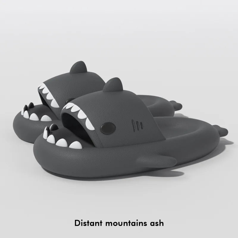 New style shark slippers summer eva non-slip flip flops