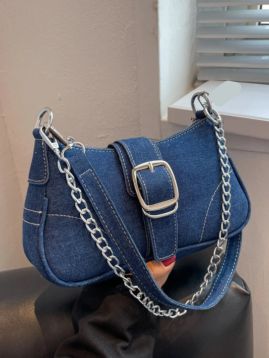 Small design jeans bag new shoulder bag