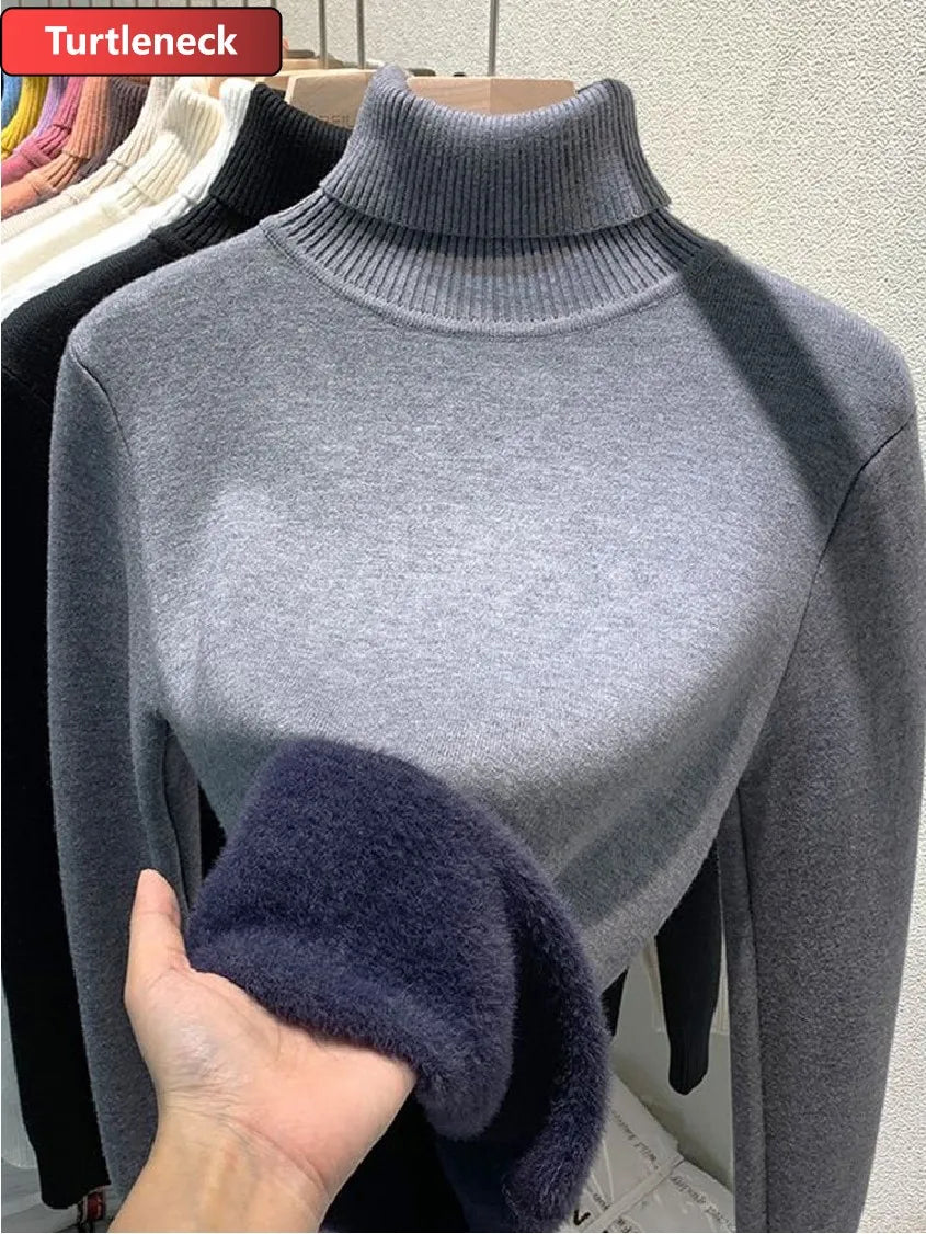 Winter turtleneck sweater