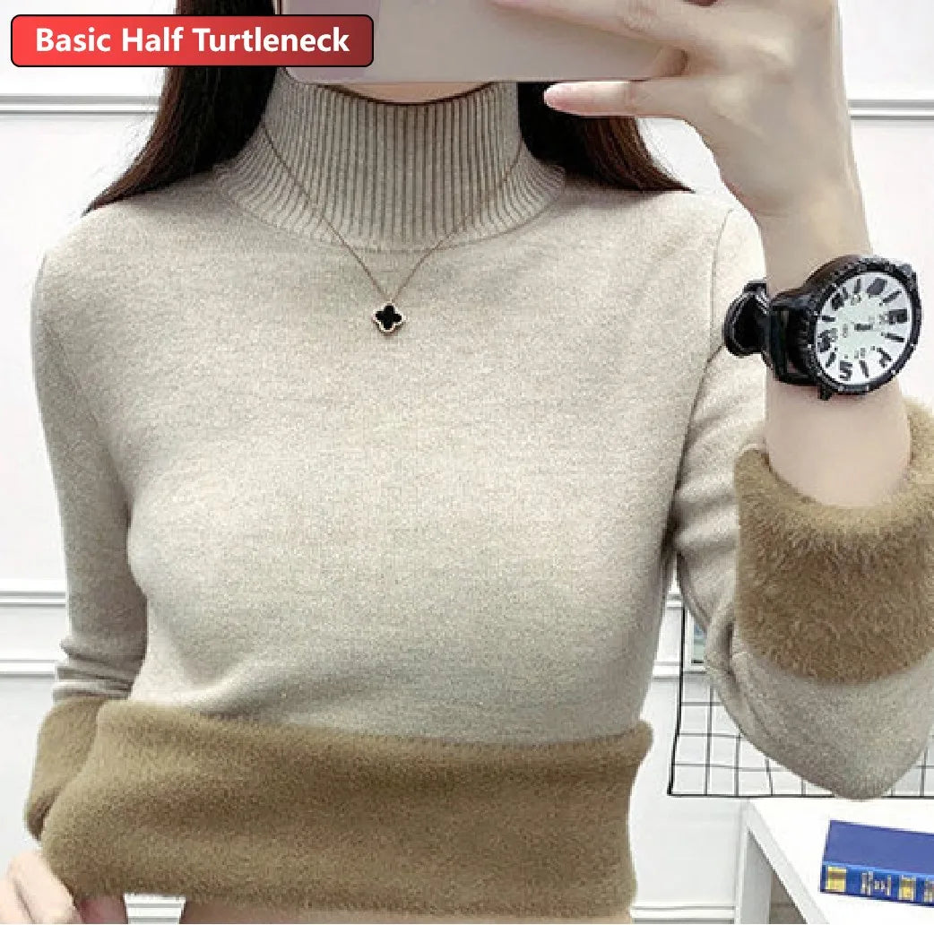 Winter turtleneck sweater